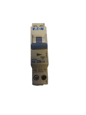 EATON / 263175 / PLN6-C20/1N-MW / LS-Schalter, 20A, 1+N-p, C-Char