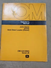 ONE  John Deere JD24A Skid-Steer Loader (Diesel) Operators Manual, OM-GA10903
