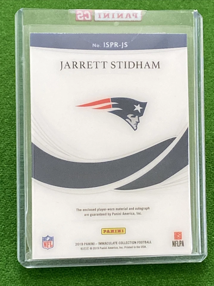 Jarrett Stidham 2019 Immaculate 🔥 RPA 4-Color Patch Auto /99 Rookie RC PATRIOTS - Image 3 of 3