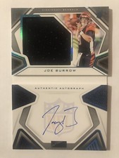 JOE BURROW 2020 Panini Playbook Jumbo Jersey Auto Booklet RC /49 SP RPA 🔥🔥📈