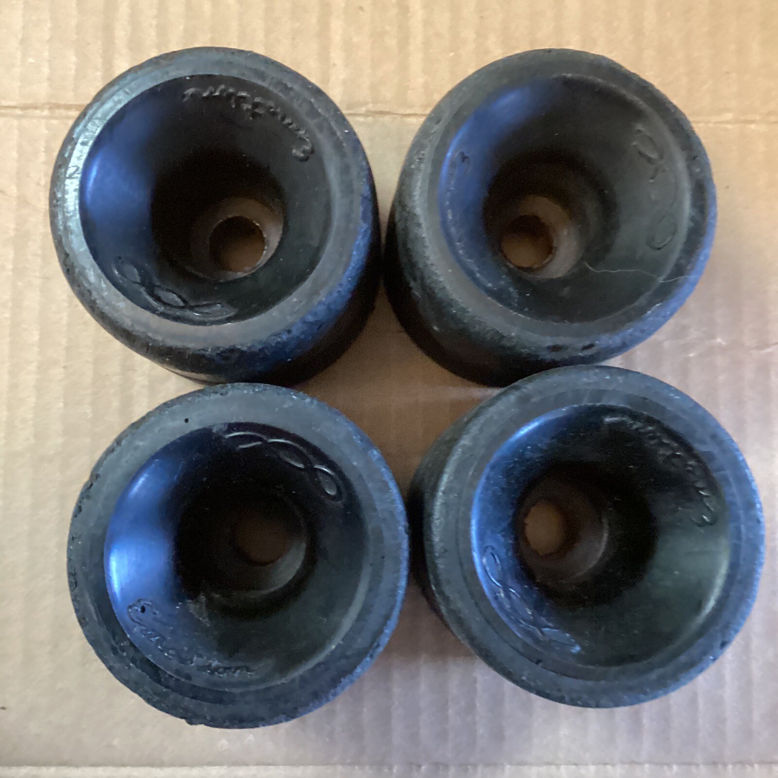 (4) Vintage EMOTION Skateboard Wheels eBay