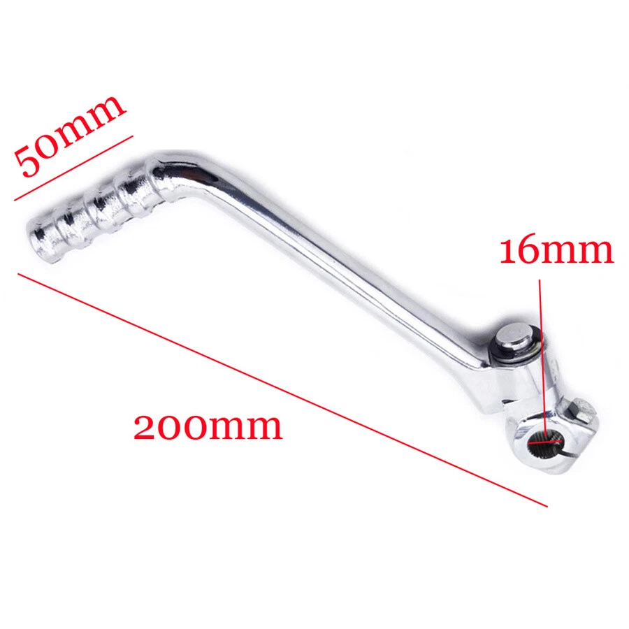 Palanca de arranque cromada de 16 mm envío a EE. UU. para motocicleta quad ATV de 50cc-160cc Foto 4 de 4