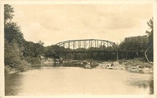 1920 Bridge at North Redwood, Minnesota Real Photo Postcard/RPPC
