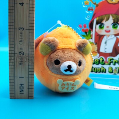 Rilakkuma D047 Mandarin Orange San-x Plush 3.5
