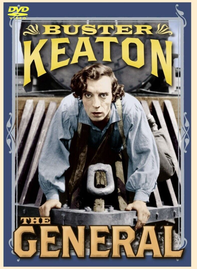 THE GENERAL  1926 DVD Silent Classic Color Tinted Restored Film Buster Keaton