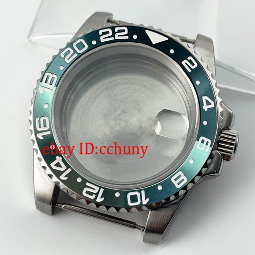 Estuche de reloj de 40 mm bisel de titanio zafiro ajuste NH34 NH35 NH36 ETA 2824 MIYOTA 8215 - Imagen 20 de 47