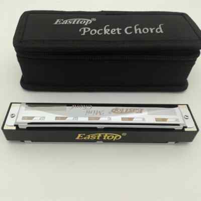 New GIFT Mini Chord Harmonica Senior Professional Performance Pocket Chord Harp