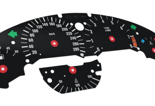 Tachoscheibe Gauge Tachometer für BMW M3 E36 280km/h MPH to km/h - Bild 3 von 7