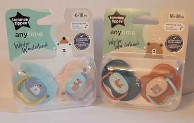 TOMMEE TIPPEE PACIFIERS - SET OF 2