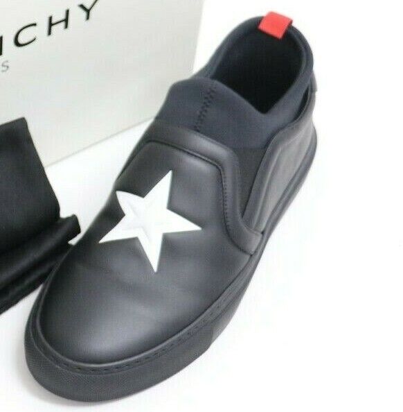 スニーカー GIVENCHY BLACK SKATE SNEAKERS Givenchy Skate Leather Slip On Sneakers Shoes Black EUR 41.5