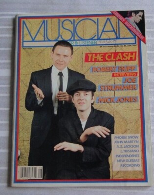 Vintage Magazine Musician June 1981 The Clash Robert Fripp Joe