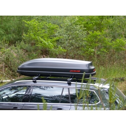 Base 400 Dachbox schwarz- matt beidseitig öffnend KAMEI 08140001 - 400 Liter - Bild 8 von 8