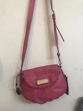 Mark Jacobs -NWT - Bright Rose Color- Crossbody/Shoulder Bag - Adjustable Strap