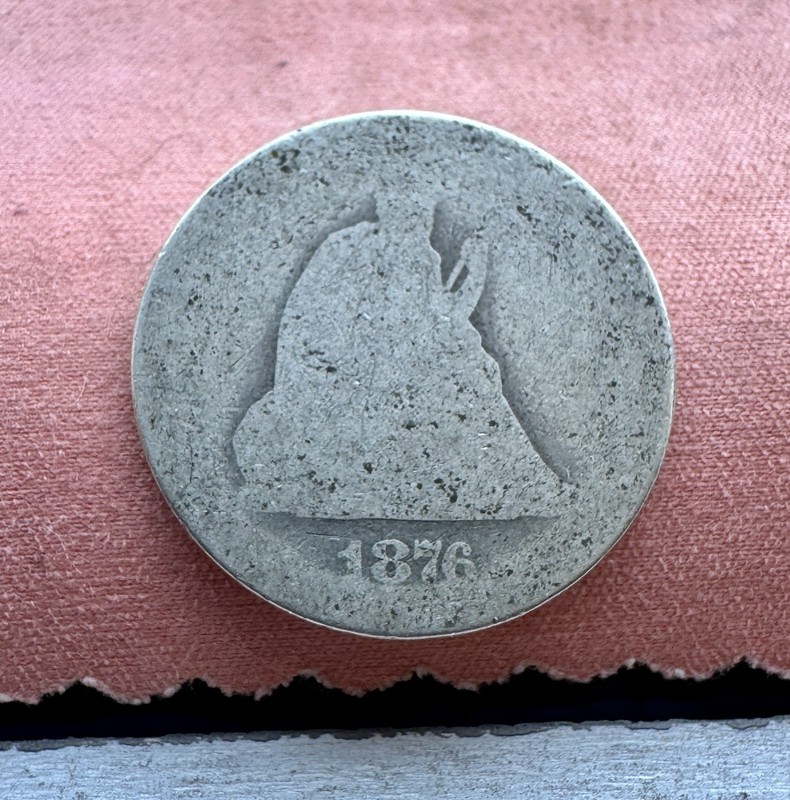 1876-CC ~ Seated Liberty Quarter ~ Rare Carson City Mint ~ Original ~ Low Ball!!