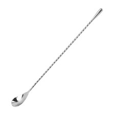 Stainless Steel Cocktail Spoon Long Handle Mixing Spoon Coffee Spoon  Home Use
