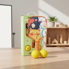 3 Teile Glasfaser-Pickleball-Schl&auml;ger ergonomischer Griff f&uuml;r Spielplatz