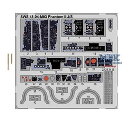 ZOUKEI-MURA ZM-SWS4804-M03 F-4J/S Phantom Ätzteil Set