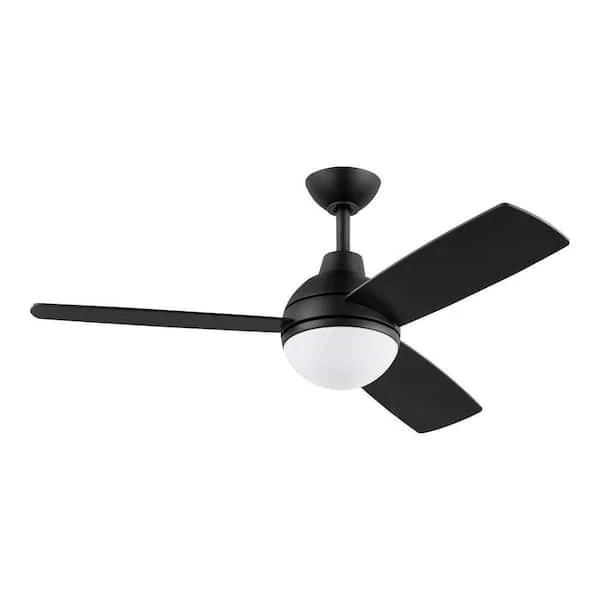 Hampton Bay Blaketon 46" Indoor/Outdoor Integrated LED Matte Black Ceiling Fan - Image 4 of 4