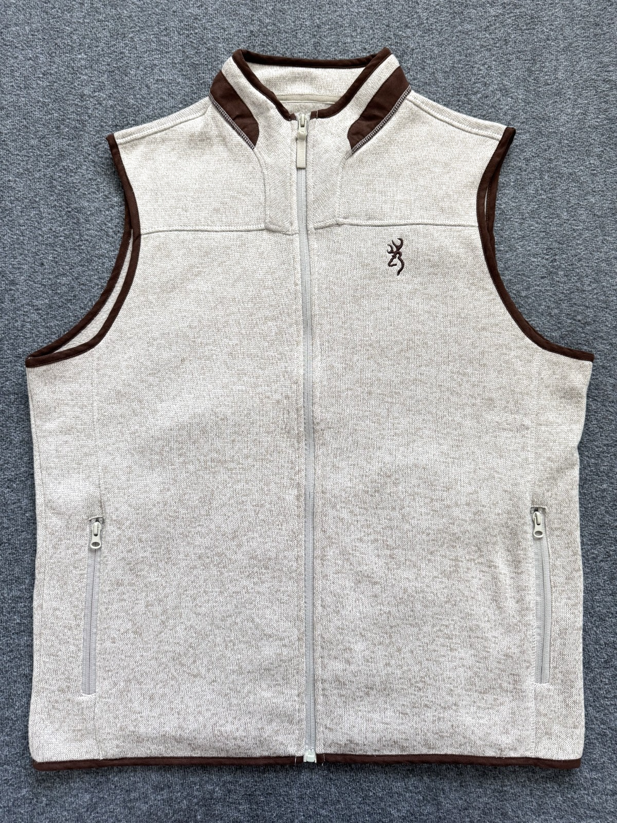 Browning Hell's Canyon Fleece Vest XL Oatmeal Tan