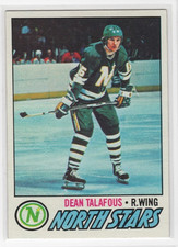 Dean Talafous 77-78 Topps Hockey Base Common #49 Minnesota North Stars