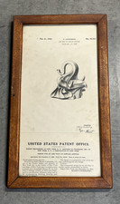 Cendrier éléphant vintage US Patent Office document inventeur H Underberg 1933