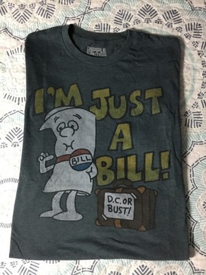 Schoolhouse Rock I m Just A Bill Ripple Junction Tee T Shirt Adult XL