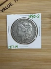 1890-S Morgan Dollar - Uncertified, Circulated-90% Silver - EF - [#7217-M]