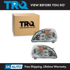 Trq Headlight Assembly Pair Lh Rh 2pc For 2002-2004 Nissan Altima Ni2502142