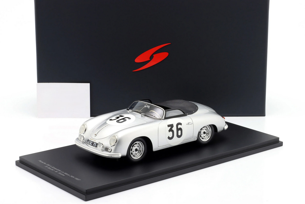 Porsche 356 Speedster 1957 Spark 36 Le Mans voiture miniature course 1/43