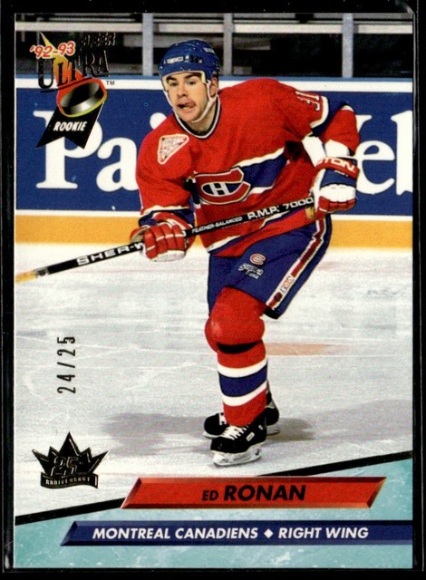 2016-17 Fleer Ultra 92-93 Retro /25 25th Anniversary Ed Ronan #333