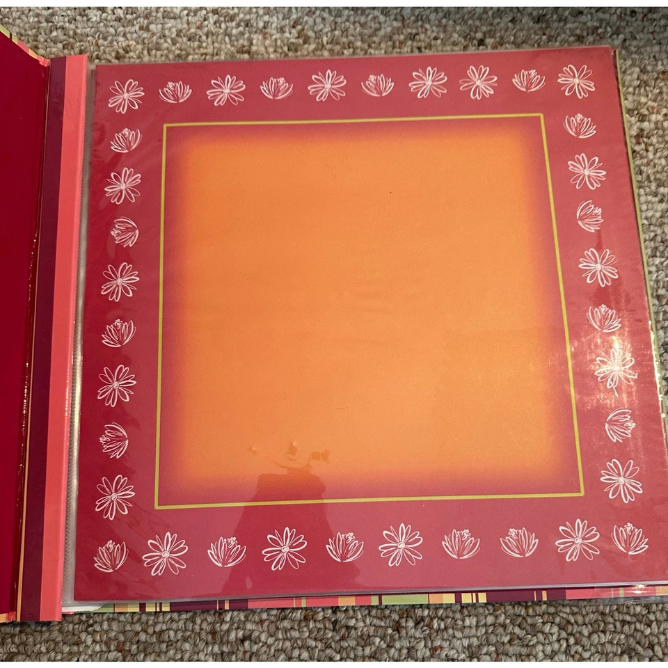 Альбом для скрапбукинга MBI 20 страниц с верхней загрузкой 12x12 многоцветный, полосы с наклейками  - Изображение 4 из 4