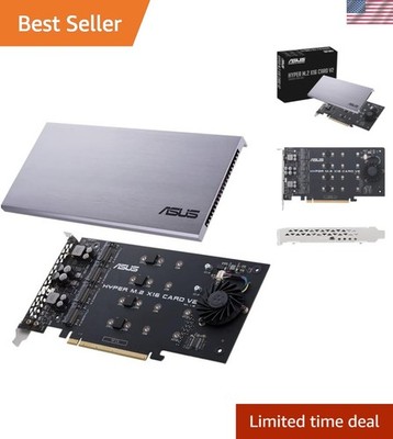 Modern Hyper M.2 x16 Card V2 - Intel VROC & Blower Fan for Optimal Performance