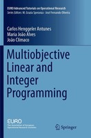 Multiobjective Linear And Integer Programming Carlos Henggeler Antunes (U. A.)