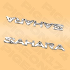 For Wrangler 2018-2024 Raised Front Door Side Letters Emblems Chrome Accessories For Wrangler 2018-2024 Raised Front Door Side Letters Emblems Chrome Accessories