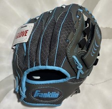 Franklin Youth T-BALL BASEBALL GLOVE 10.5" Infinite SHOK SORB 22750 BLUE GREY RH