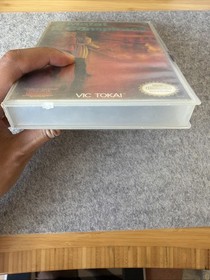 Mafat Conspiracy (NES, 1990) - Game Cartridge & Plastic Case - T&W