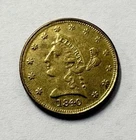 1840-C Liberty Gold Quarter Eagle $2.50 Charlotte Coin