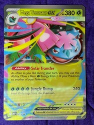 Mega Venusaur ex 013 Black Star Promo Jumbo Card