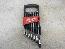 Milwaukee 48-22-9506 Durable Metric Ratcheting Combination Wrench Set - 7pc