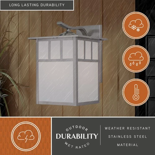 Vaxcel Lighting OW14693 Mission 1 Light Outdoor Wall Sconce - 9 - Bronze - Picture 11 of 11