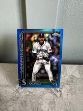 2025 Topps Chrome Update Series - Andres Munoz #USC108 Blue Refractor /150