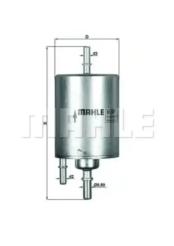 Kraftstofffilter Leitungsfilter KL 573 MAHLE für CHEVROLET DAEWOO