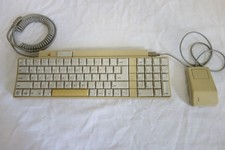 Apple IIgs Keyboard 658-4081 ORANGE ALPS with Original ADB Cord  Mouse Tested