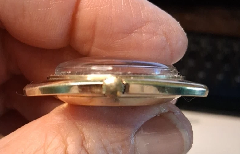 Reloj Pulsera Longines Automático Lleno de Oro 10K Funciona Necesita Servicio Polvo de Estrellas Foto 3 de 4