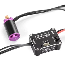 PYFORE 25A ESC 1224 4500KV Outer Rotor Motor Brushless Combo for FMS FCX24 FCX24