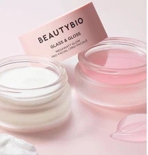 BEAUTYBIO Glass & Gloss Megawatt Glow Facial 2 Step Retexturizing & Brighten New