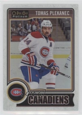 2014-15 O-Pee-Chee Platinum White Ice 12/199 Tomas Plekanec #56 7o1