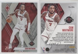2023-24 Panini Phoenix Rookies Silver Cam Whitmore #294 Rookie RC