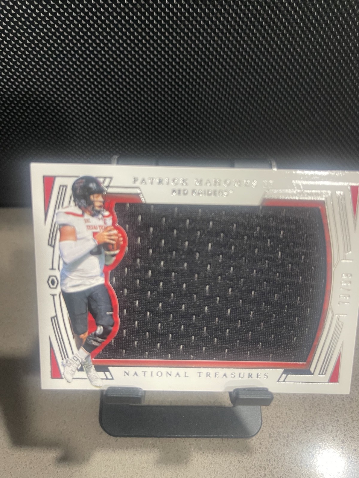 2020 Patrick Mahomes 79/99 National Treasures Card Panini Patch Mint view 3