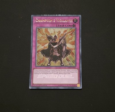 YUGIOH Champion's Vigilance SS02-ENV01 Ultra Rare 1st Edition
